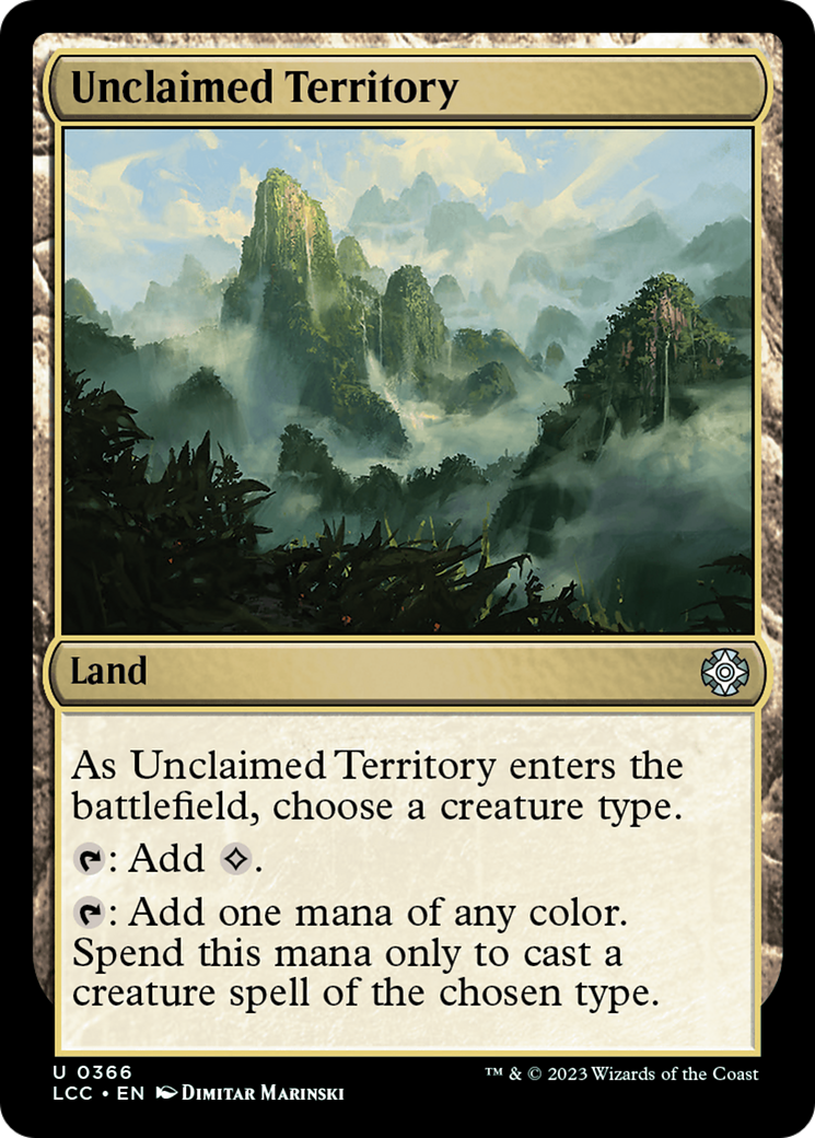 Unclaimed Territory [The Lost Caverns of Ixalan Commander] | Spectrum Games