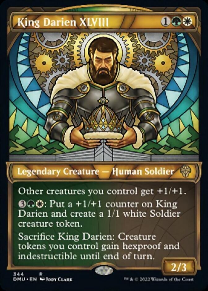 King Darien XLVIII (Showcase Textured) [Dominaria United] | Spectrum Games