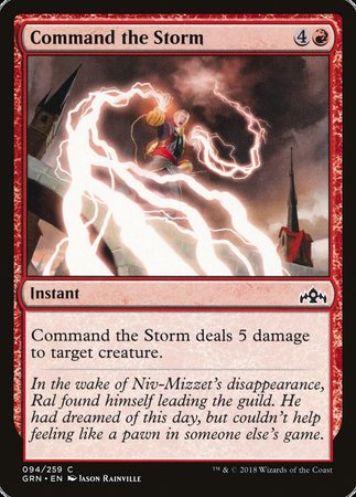 Command the Storm [Guilds of Ravnica] | Spectrum Games