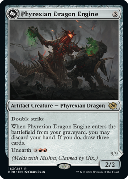 Phyrexian Dragon Engine [The Brothers' War] | Spectrum Games