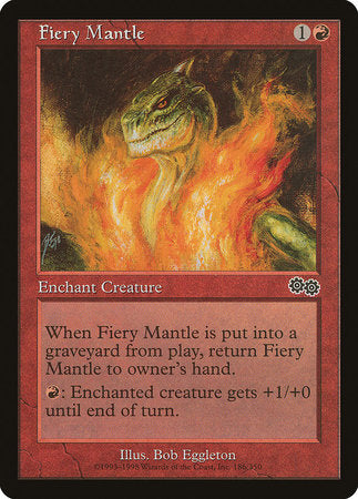 Fiery Mantle [Urza's Saga] | Spectrum Games