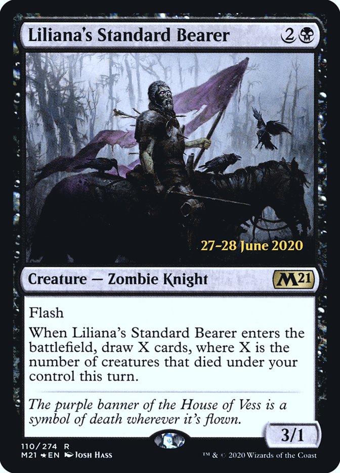 Liliana's Standard Bearer  [Core Set 2021 Prerelease Promos] | Spectrum Games