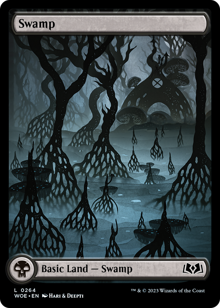 Swamp (264) (Full-Art) [Wilds of Eldraine] | Spectrum Games