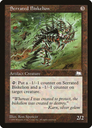 Serrated Biskelion [Weatherlight] | Spectrum Games