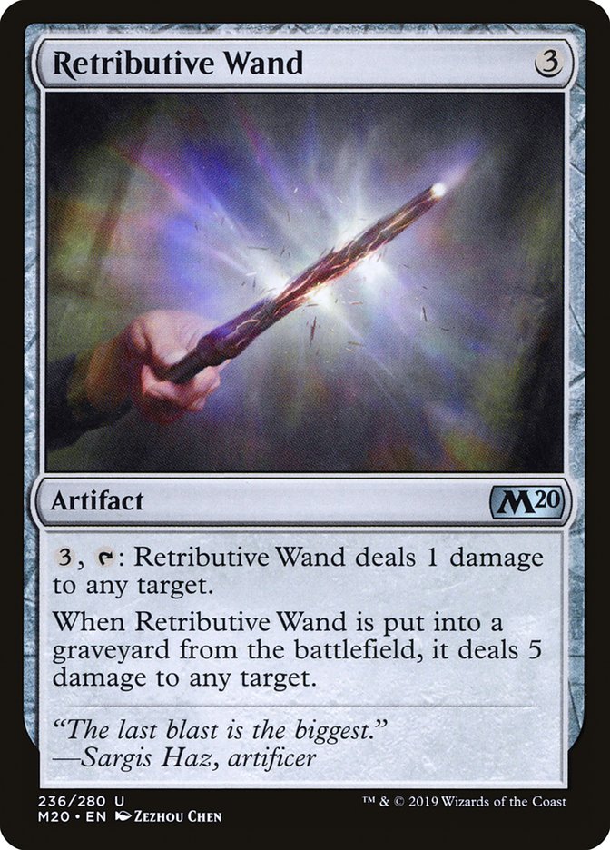 Retributive Wand [Core Set 2020] | Spectrum Games