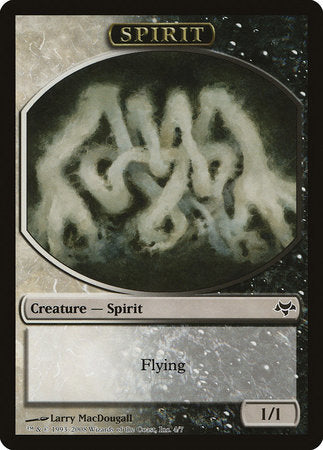 Spirit Token (Black/White) [Eventide Tokens] | Spectrum Games