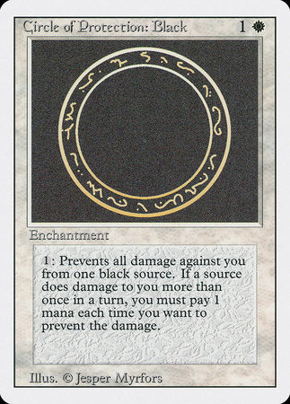 Circle of Protection: Black [Revised Edition] | Spectrum Games