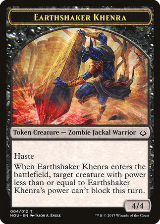 Earthshaker Khenra Token [Hour of Devastation Tokens] | Spectrum Games