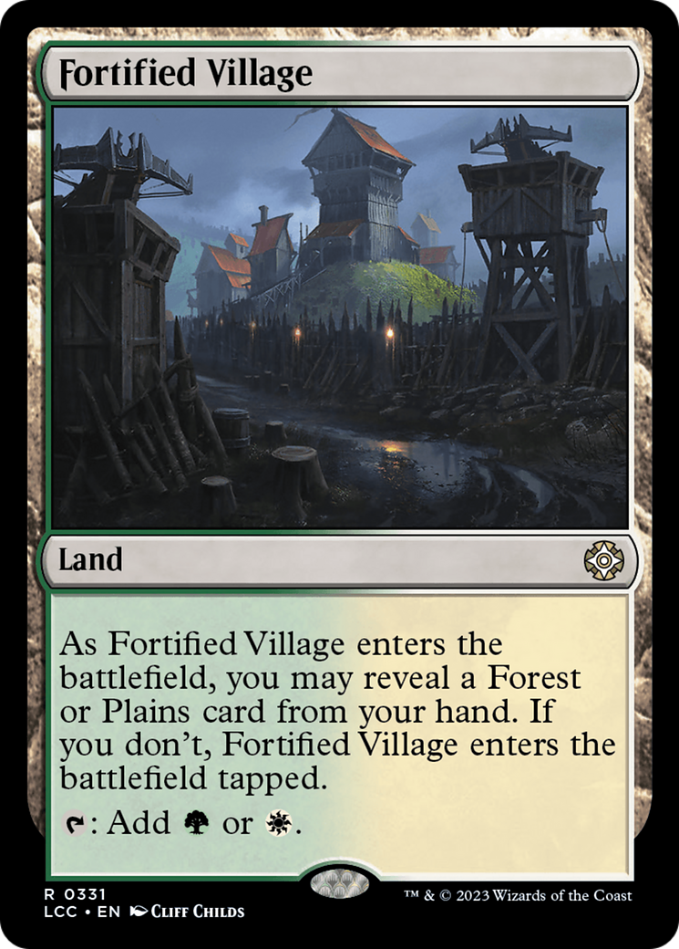 Fortified Village [The Lost Caverns of Ixalan Commander] | Spectrum Games