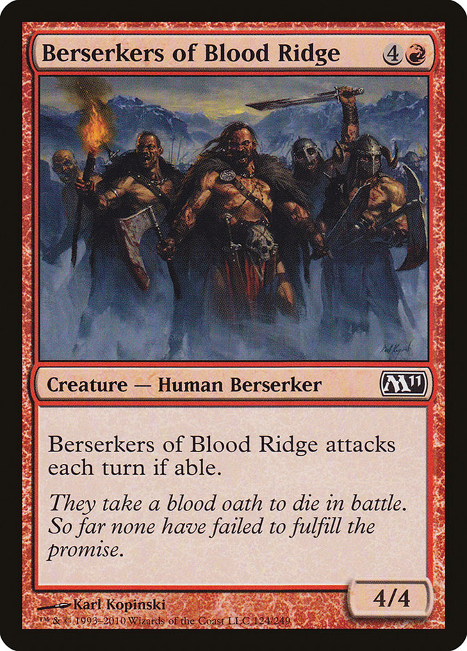 Berserkers of Blood Ridge [Magic 2011] | Spectrum Games