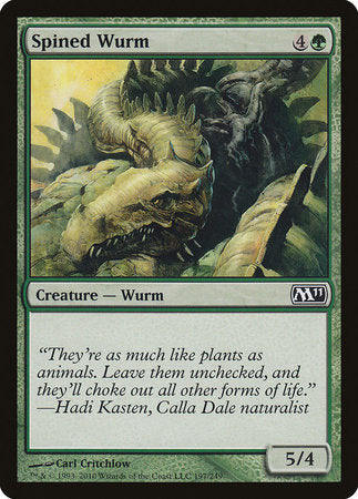 Spined Wurm [Magic 2011] | Spectrum Games
