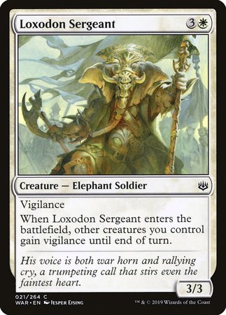 Loxodon Sergeant [War of the Spark] | Spectrum Games