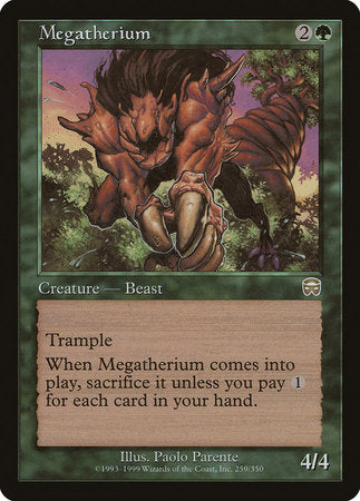 Megatherium [Mercadian Masques] | Spectrum Games