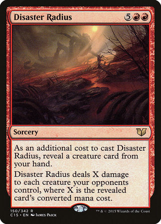 Disaster Radius [Commander 2015] | Spectrum Games