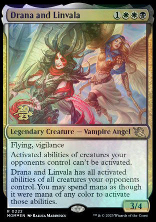 Drana and Linvala [March of the Machine Prerelease Promos] | Spectrum Games