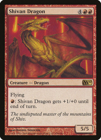 Shivan Dragon [Magic 2010] | Spectrum Games