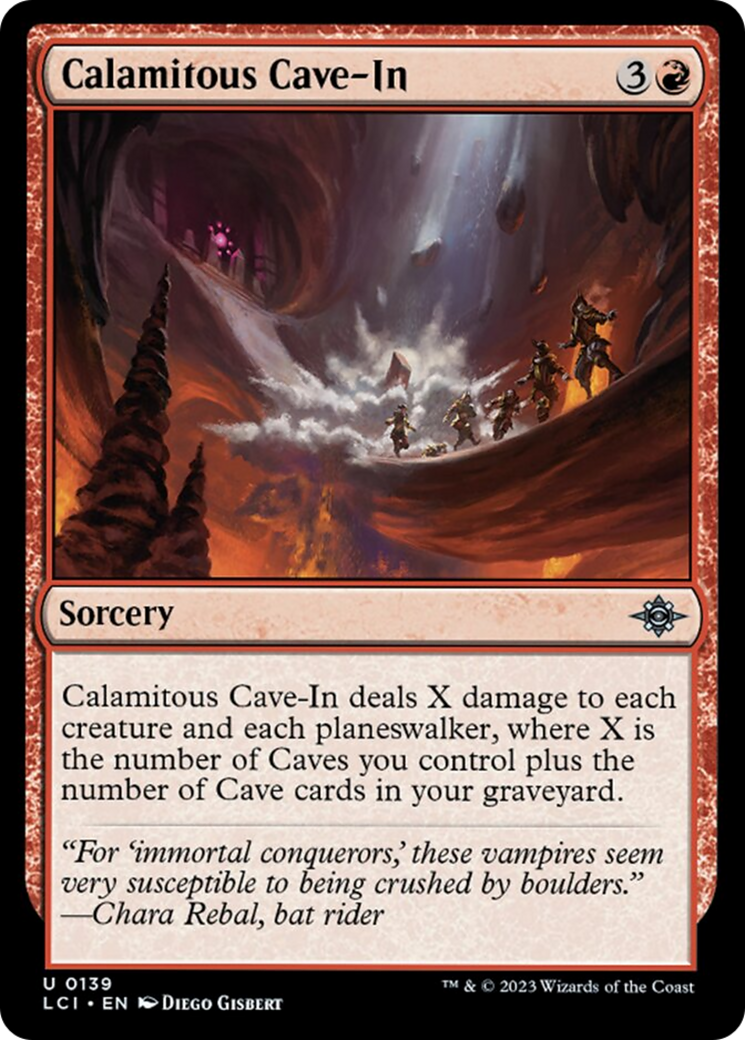 Calamitous Cave-In [The Lost Caverns of Ixalan] | Spectrum Games