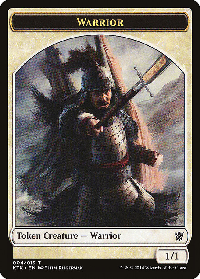 Warrior (004/013) [Khans of Tarkir Tokens] | Spectrum Games