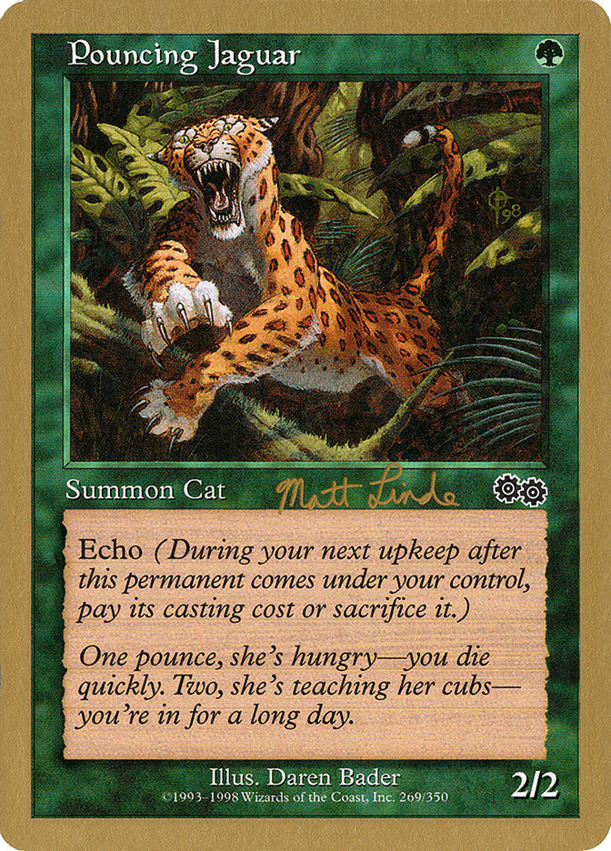 Pouncing Jaguar (Matt Linde) [World Championship Decks 1999] | Spectrum Games
