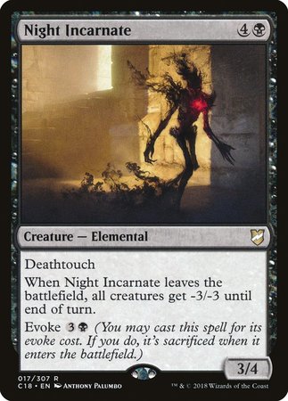 Night Incarnate [Commander 2018] | Spectrum Games