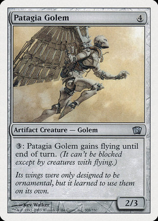 Patagia Golem [Eighth Edition] | Spectrum Games