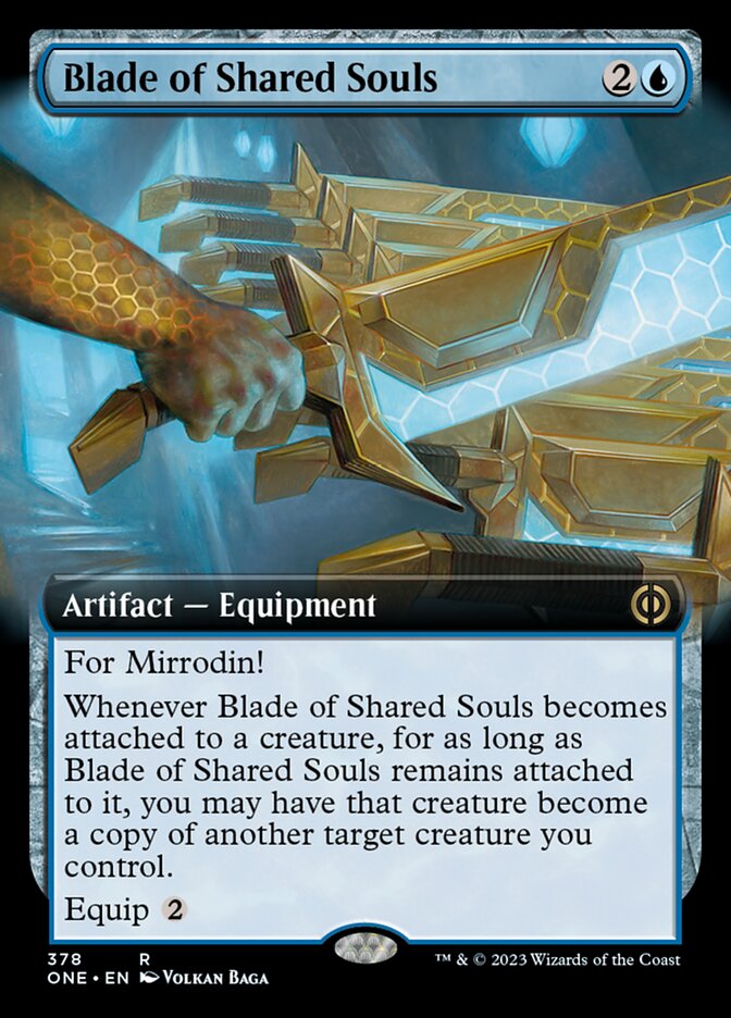 Blade of Shared Souls (Extended Art) [Phyrexia: All Will Be One] | Spectrum Games
