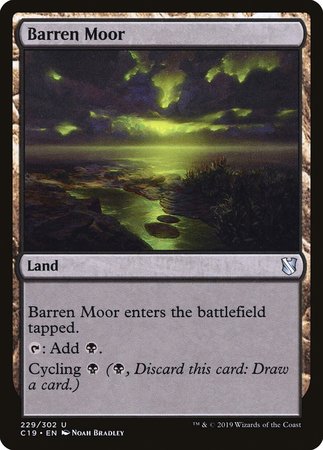 Barren Moor [Commander 2019] | Spectrum Games