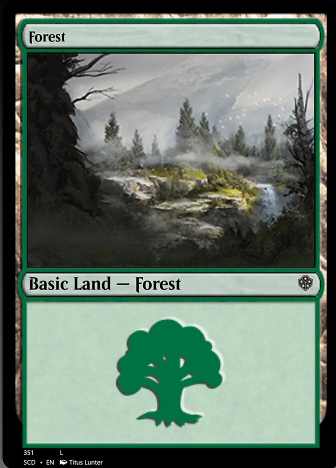 Forest (351) [Starter Commander Decks] | Spectrum Games