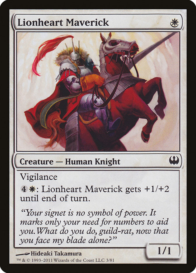 Lionheart Maverick [Duel Decks: Knights vs. Dragons] | Spectrum Games