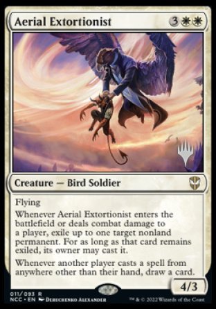 Aerial Extortionist (Promo Pack) [Streets of New Capenna Commander Promos] | Spectrum Games