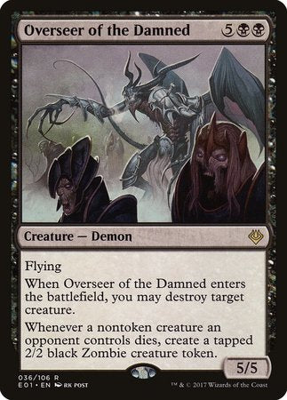 Overseer of the Damned [Archenemy: Nicol Bolas] | Spectrum Games