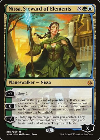 Nissa, Steward of Elements [Amonkhet] | Spectrum Games