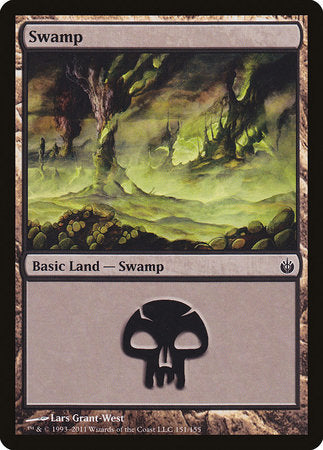 Swamp (151) [Mirrodin Besieged] | Spectrum Games