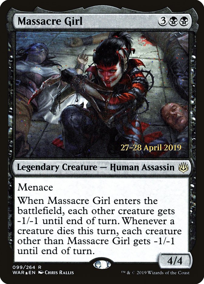 Massacre Girl  [War of the Spark Prerelease Promos] | Spectrum Games