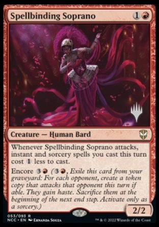 Spellbinding Soprano (Promo Pack) [Streets of New Capenna Commander Promos] | Spectrum Games