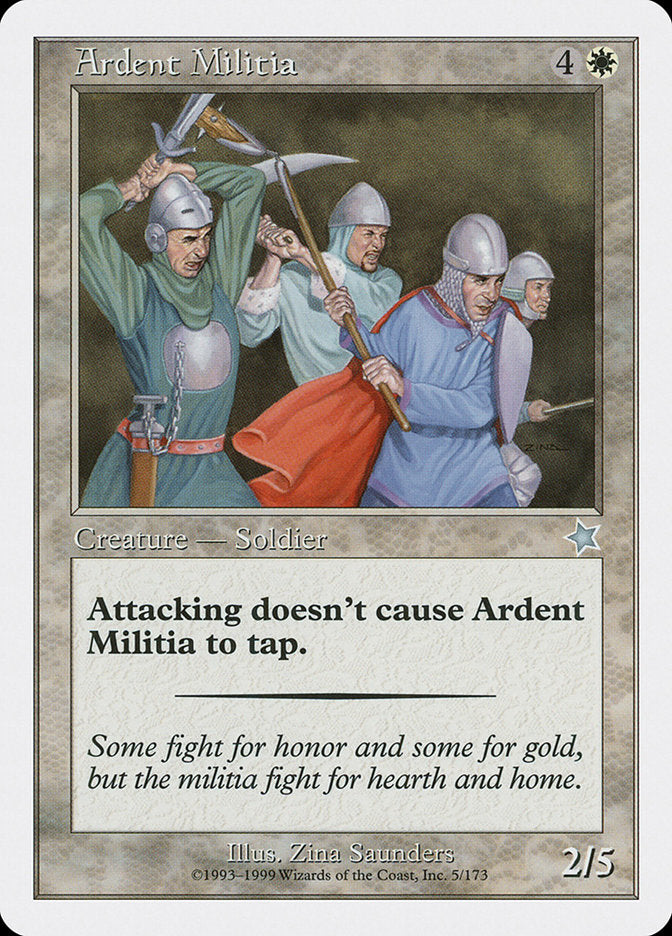 Ardent Militia [Starter 1999] | Spectrum Games