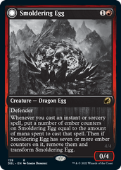 Smoldering Egg // Ashmouth Dragon [Innistrad: Double Feature] | Spectrum Games