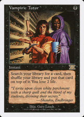 Vampiric Tutor [Classic Sixth Edition] | Spectrum Games