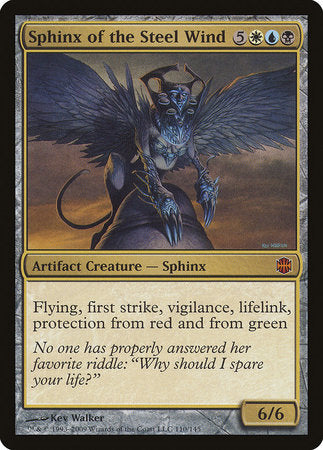 Sphinx of the Steel Wind [Alara Reborn] | Spectrum Games