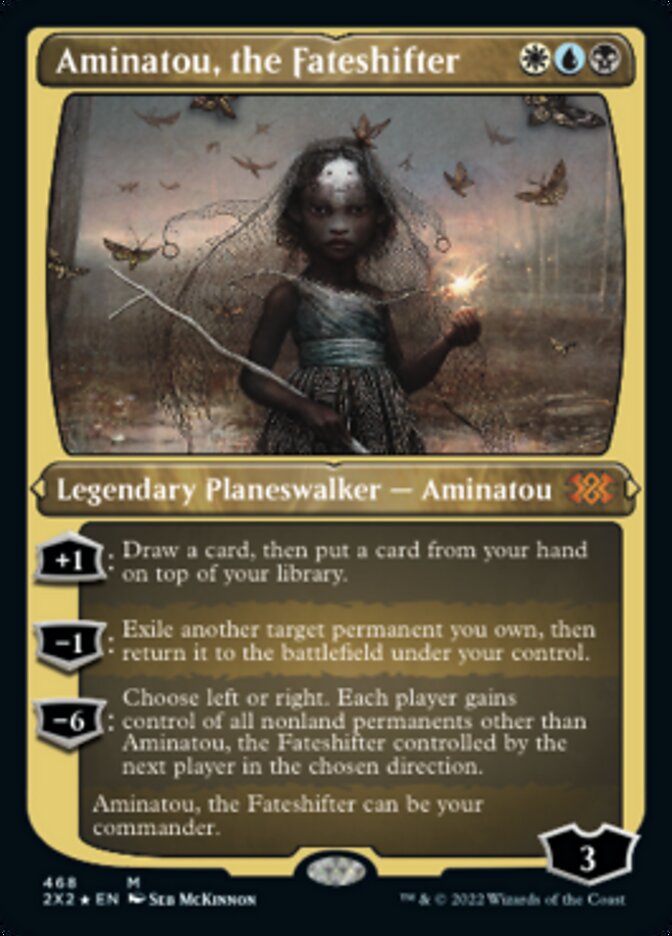 Aminatou, the Fateshifter (Foil Etched) [Double Masters 2022] | Spectrum Games