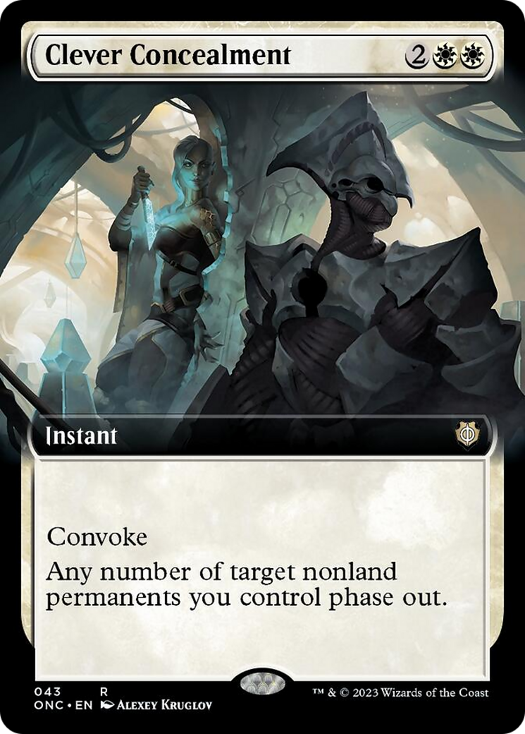 Clever Concealment (Extended Art) [Phyrexia: All Will Be One Commander] | Spectrum Games