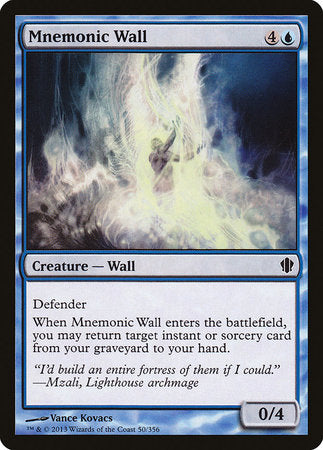 Mnemonic Wall [Commander 2013] | Spectrum Games