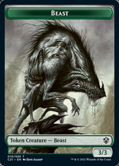 Beast (010) // Fish Token [Commander 2021 Tokens] | Spectrum Games