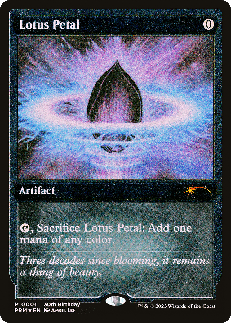 Lotus Petal (Foil Etched) [30th Anniversary Promos] | Spectrum Games