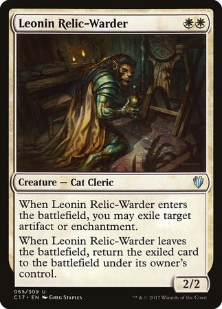 Leonin Relic-Warder [Commander 2017] | Spectrum Games