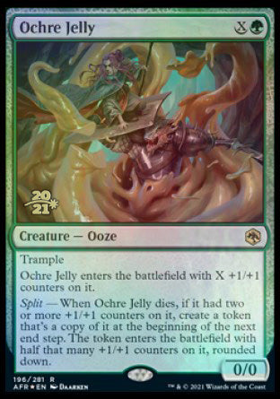 Ochre Jelly [Dungeons & Dragons: Adventures in the Forgotten Realms Prerelease Promos] | Spectrum Games