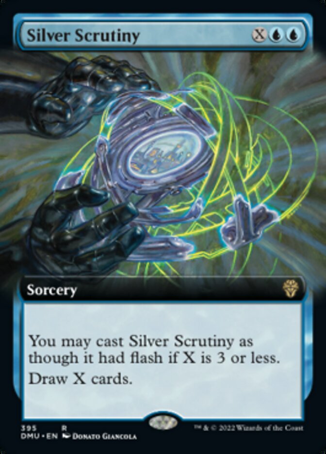 Silver Scrutiny (Extended Art) [Dominaria United] | Spectrum Games