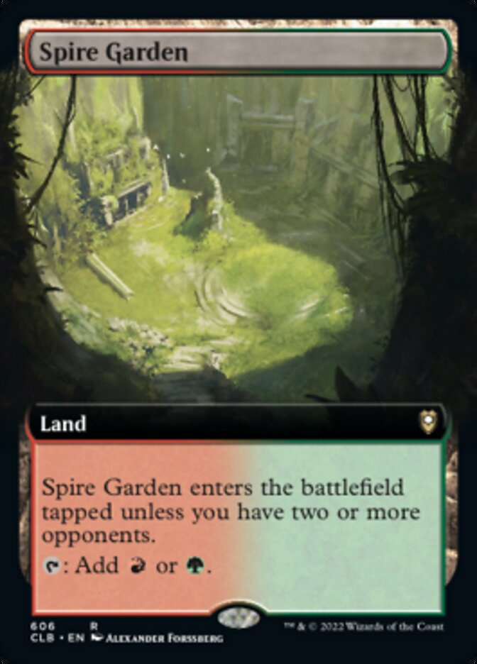 Spire Garden (Extended Art) [Commander Legends: Battle for Baldur's Gate] | Spectrum Games