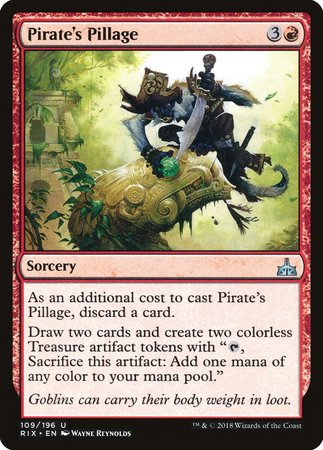 Pirate's Pillage [Rivals of Ixalan] | Spectrum Games