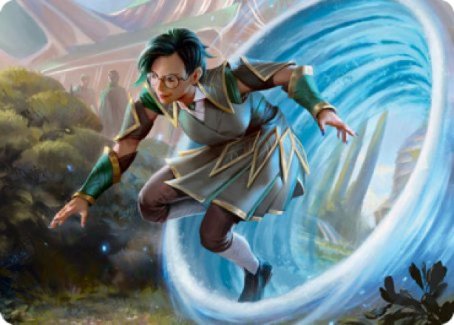 Vortex Runner Art Card [Strixhaven: School of Mages Art Series] | Spectrum Games